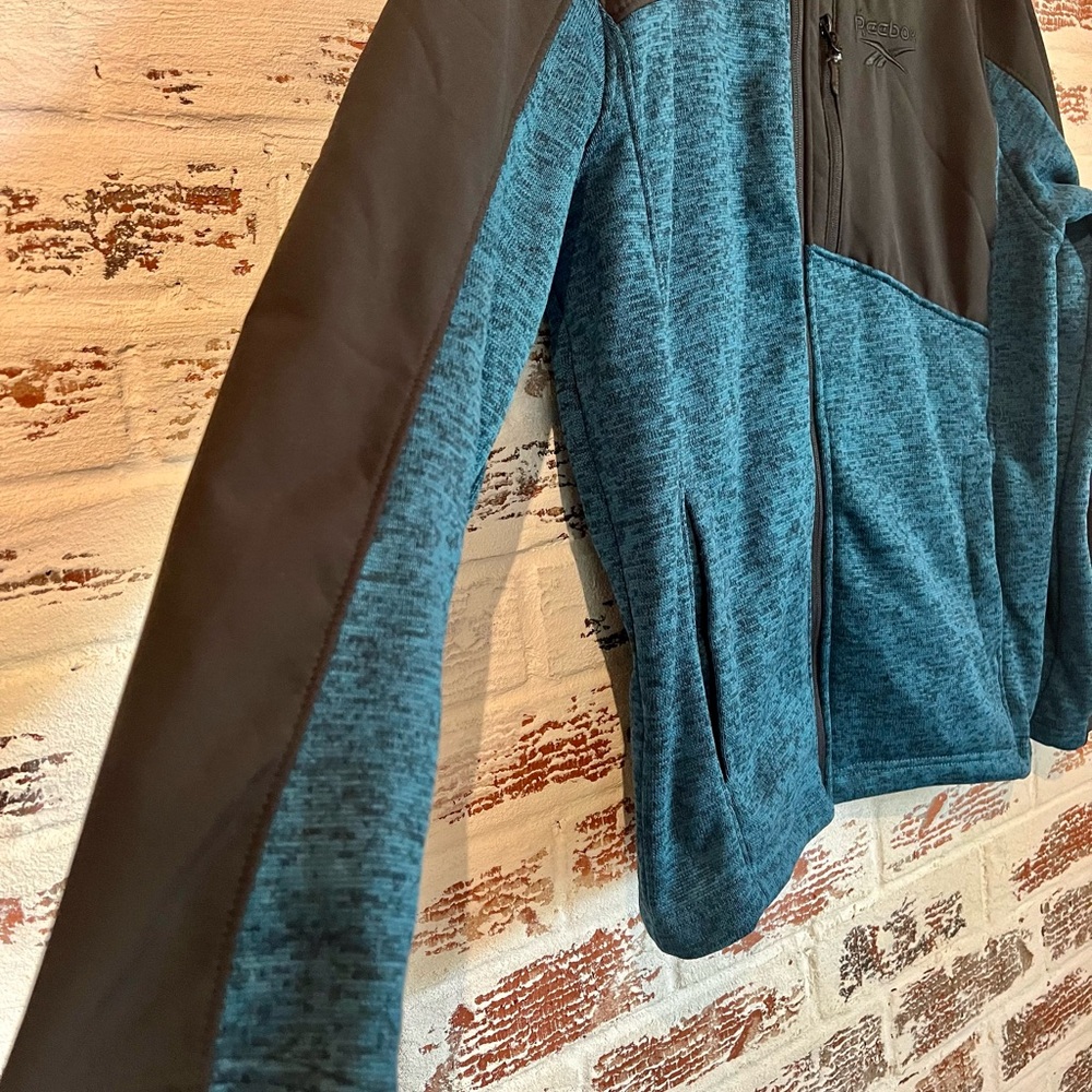 Reebok Softshell Fleece Polyester Jacket Utility … - image 3